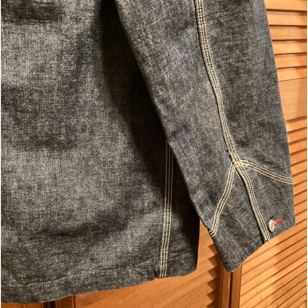 Gap Blue Denim Jean Jacket with Blade Collar - Picture 15 of 16